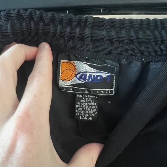 Vintage AND1 College Georgetown Warm Up Pants Size Large - Picture 3 of 4